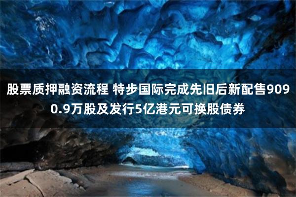 股票质押融资流程 特步国际完成先旧后新配售9090.9万股及