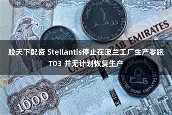 股天下配资 Stellantis停止在波兰工厂生产零跑T03